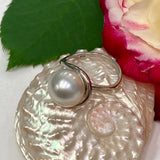 Broome Pearl Ring 925 Sterling Silver