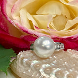 Broome Pearl Ring 18ct White Gold