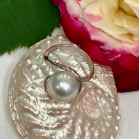 Broome Pearl Ring 925 Sterling Silver