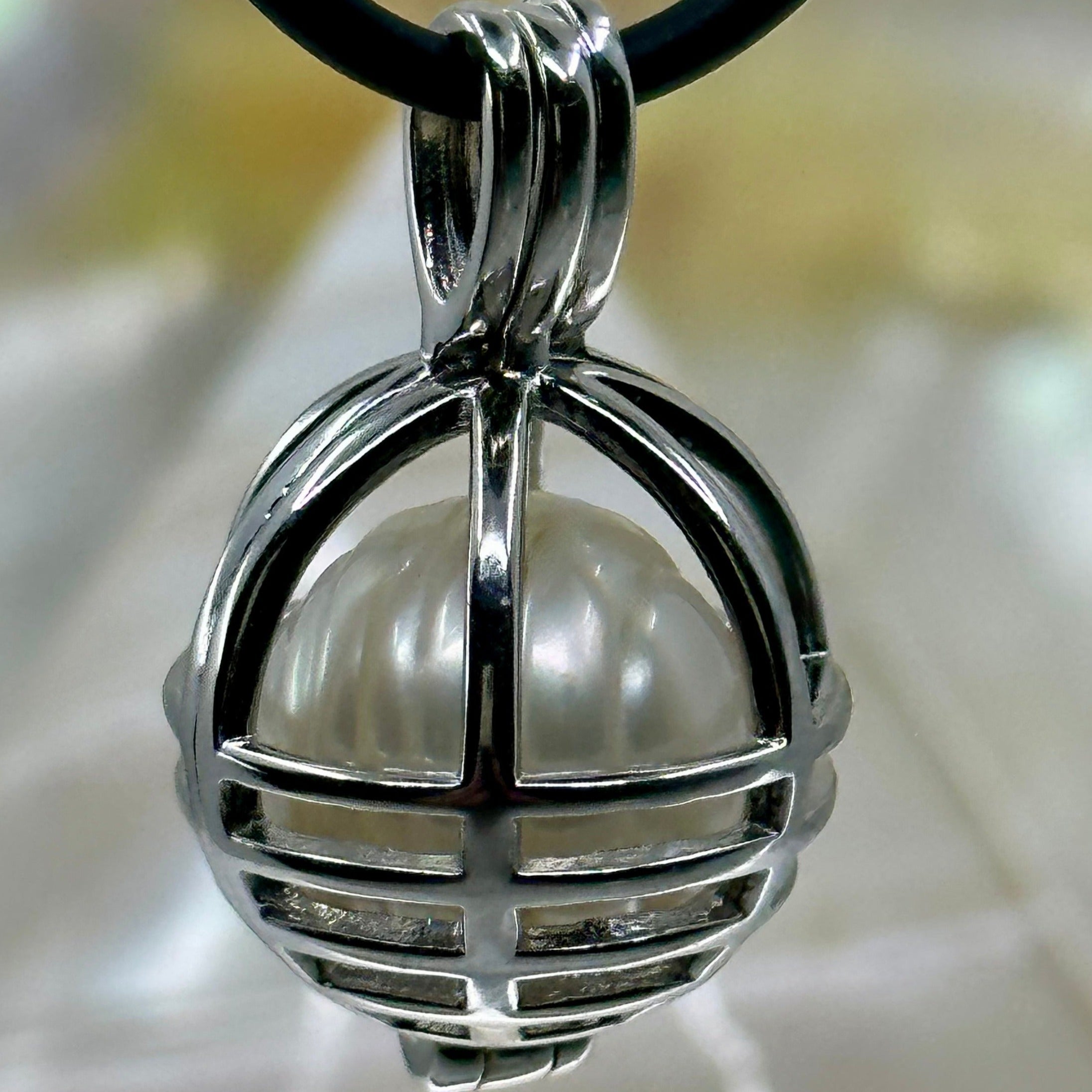 Long Cage Pendant for Pearls | Free Shipping | PearlsIsland