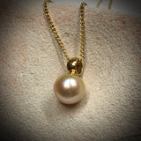 18ct Golden South Sea Pearl Pendant
