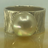 Broome Pearl 9ct yellow gold Ocean Ring