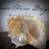 Cultured Freshwater Pearl Sterling Silver Pendant 