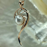 Rose Gold 9ct Broome Pearl Staircase Mangrove Pendant