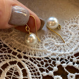 18ct Broome Pearl Earrings