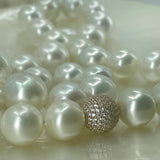 Broome Circle Pearl Sterling Silver Ball Clasp Strand