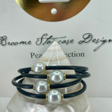 Broome Pearl 9ct Neoprene Bracelet with Clasp