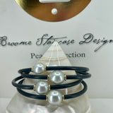 Broome Pearl Pull On Bracelets