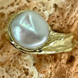 Broome Keshi Pearl 'Kimberley Sandstone' Ring