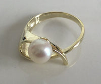 Freshwater Pearl Ring Gold