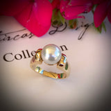 9ct Gold Broome Pearl Ring