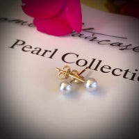 9ct Broome Keshi Pearl Earring Studs