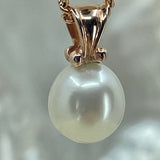 Cultured Broome Pearl 9ct Rose Gold Pendant