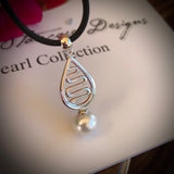 Broome Pearl Staircase Pendant Sterling Silver