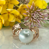 Broome Pearl 9ct Rose Gold Rock Pool Ring