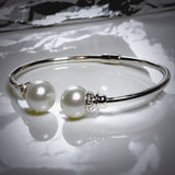 Cultured Double Pearl Bangle