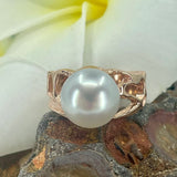 Broome Pearl 9ct Tidal Moon Gold Ring