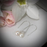 Cultured Freshwater Pearl Sophia Hooks - Sterling Silver