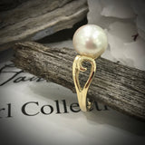 9ct Gold Broome Pearl Ring 