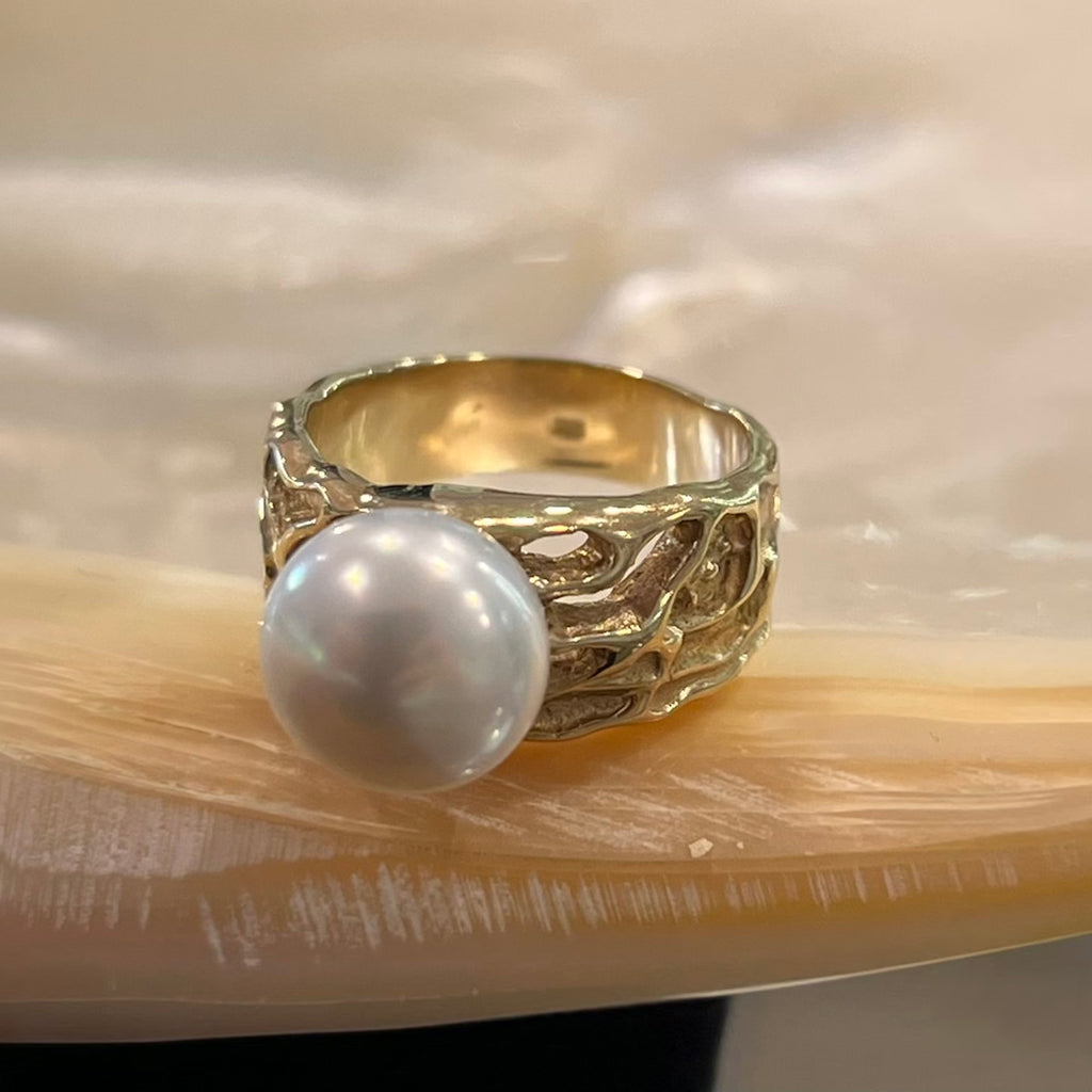 Broome Pearl Ring 9ct 