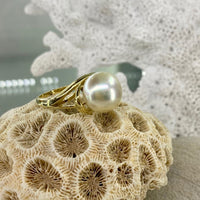 Golden South Sea Pearl Ring 