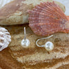 Sterling Silver Broome Pearl Hook Earrings