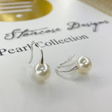 Sterling Silver Broome Pearl Earring Hooks 