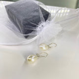 Cultured Fresh Water Pearl French Hook Earrings 