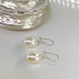Cultured Fresh Water Pearl French Hook Earrings 
