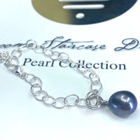 Freshwater Pearl Sterling Silver Bracelet 