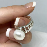 Broome South Sea Pearl  Staircase to the Moon Design Ring
