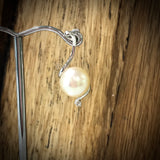 Australian South Sea Pearl and Diamond White Gold Earrings