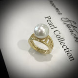 Staircase to the Moon Pearl Ring Design