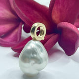 9ct Enhancer Broome Keshi Pearl and Necklace