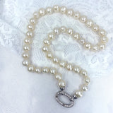 Cultured Freshwater Pearl Strand CZ Clasp