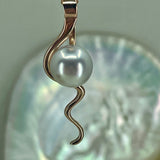 
9ct Rose Gold Broome Pearl Staircase Pendant 
