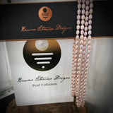 Cultured Freshwater Pink Pearl Necklace