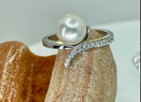 Stunning Cultured Broome Pearl 925 Ring