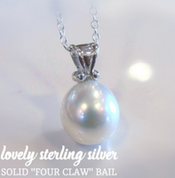 Cultured Freshwater Pearl Pendant Sterling Silver