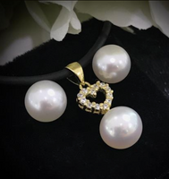 South Sea Pearl Pendant & Earring Set for Mothers Day