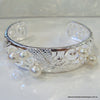 Dragonfly Pearl Bangle "New Beginnings"