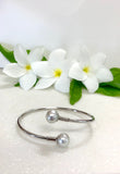Flexi Bangle White Broome Pearls