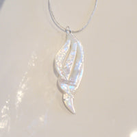 Mother of Pearl Pendant Feather