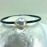 9ct Broome Pearl Neoprene Bracelet