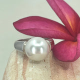 Cultured Broome Pearl Ring Sterling Silver