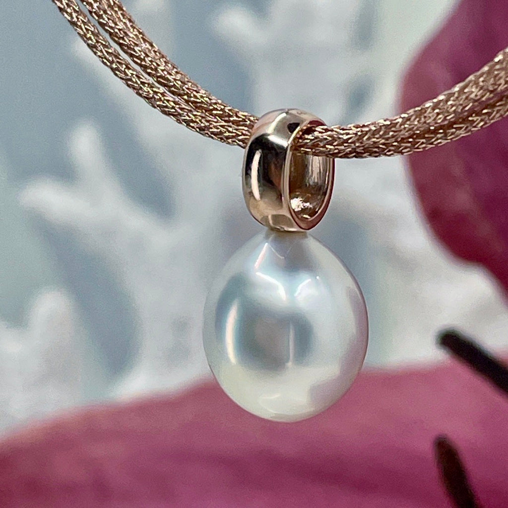 9ct Rose Gold Broome Pearl Pendant