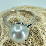 925 Sterling Silver Broome Pearl Ring