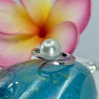 Classic Cultured Broome Pearl 925 Ring